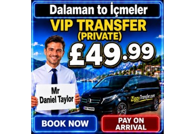 Dalaman Airport to Grand Yazıcı Marmaris Palace Hotel 